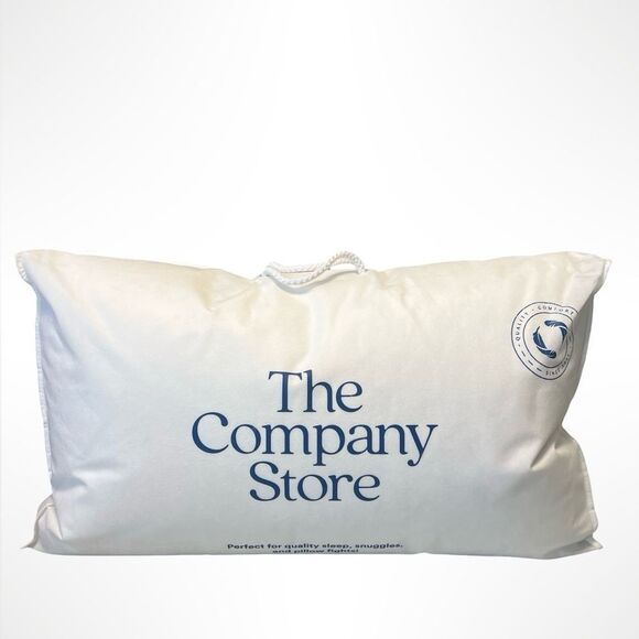 New The Company Store Legends Hotel Best Down Queen Pillow 75% Down Firm Density - Picture 2 of 14